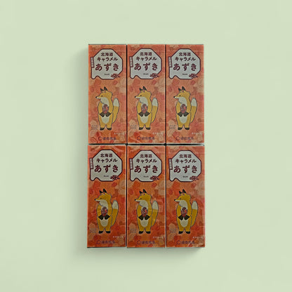 Dounan Hokkaido Japanese Azuki (Red Bean) Caramel Candy  18 Pieces(72g)