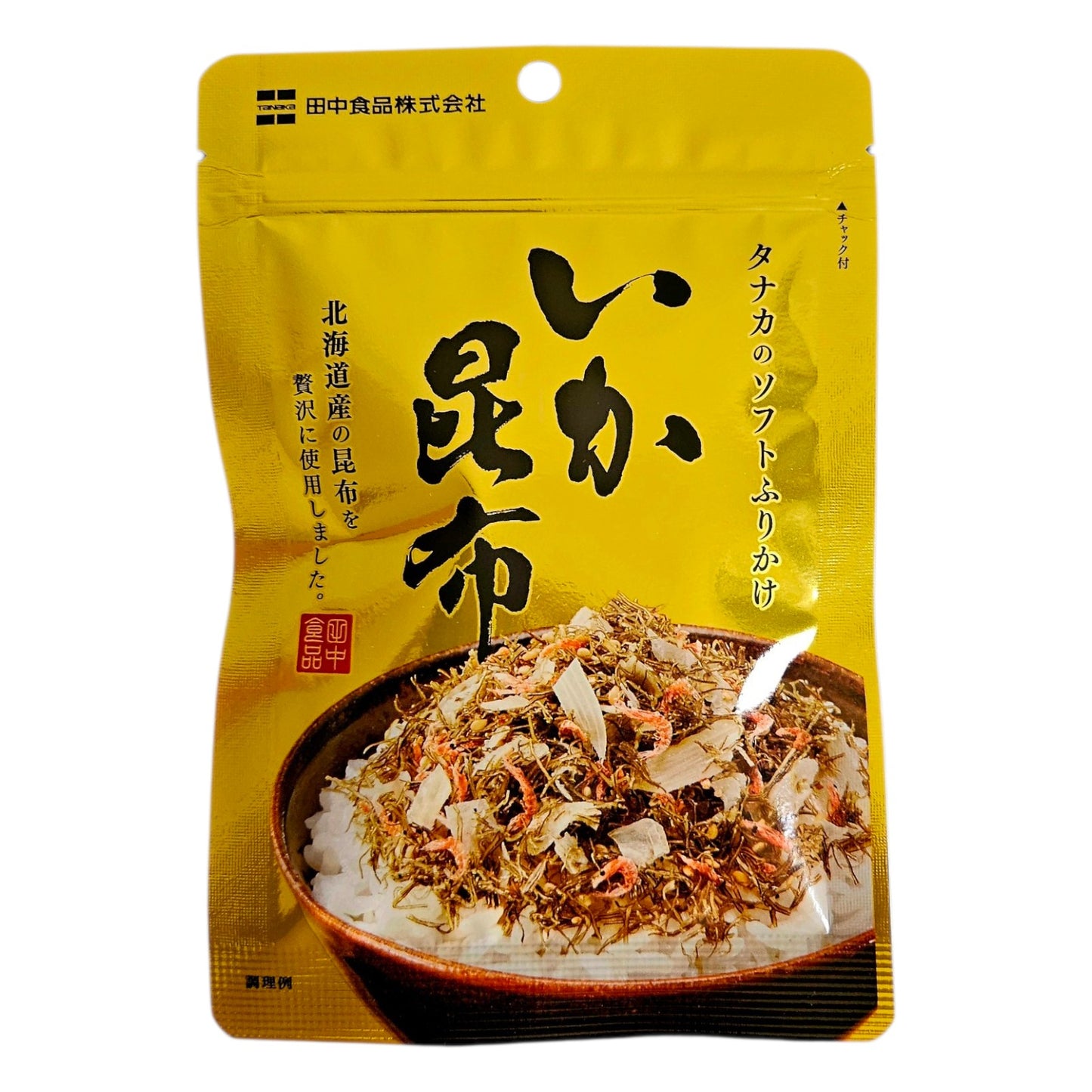 TANAKA SOFT FURIKAKE SQUID KELP 22G, JAPANESE RICE SEASONING