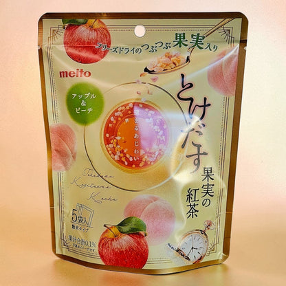 Meito Japanese Melting Fruit Tea Mix Apple & Peach 40g (5 serves)