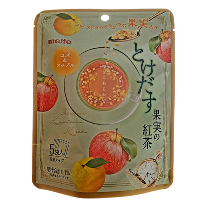 Meito Japanese Melting Fruit Tea Mix Yuzu & Apple 39g (5 serves)