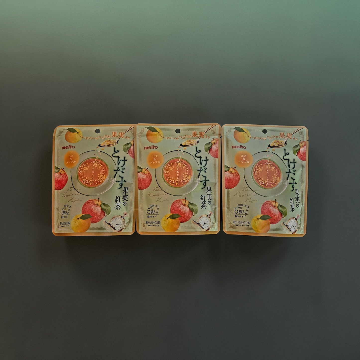 Meito Japanese Melting Fruit Tea Mix Yuzu & Apple 39g (5 serves)
