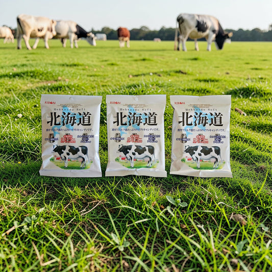 Real Hokkaido Japanese Milk and Cream Calcium Enriched Soft Candy - 110g