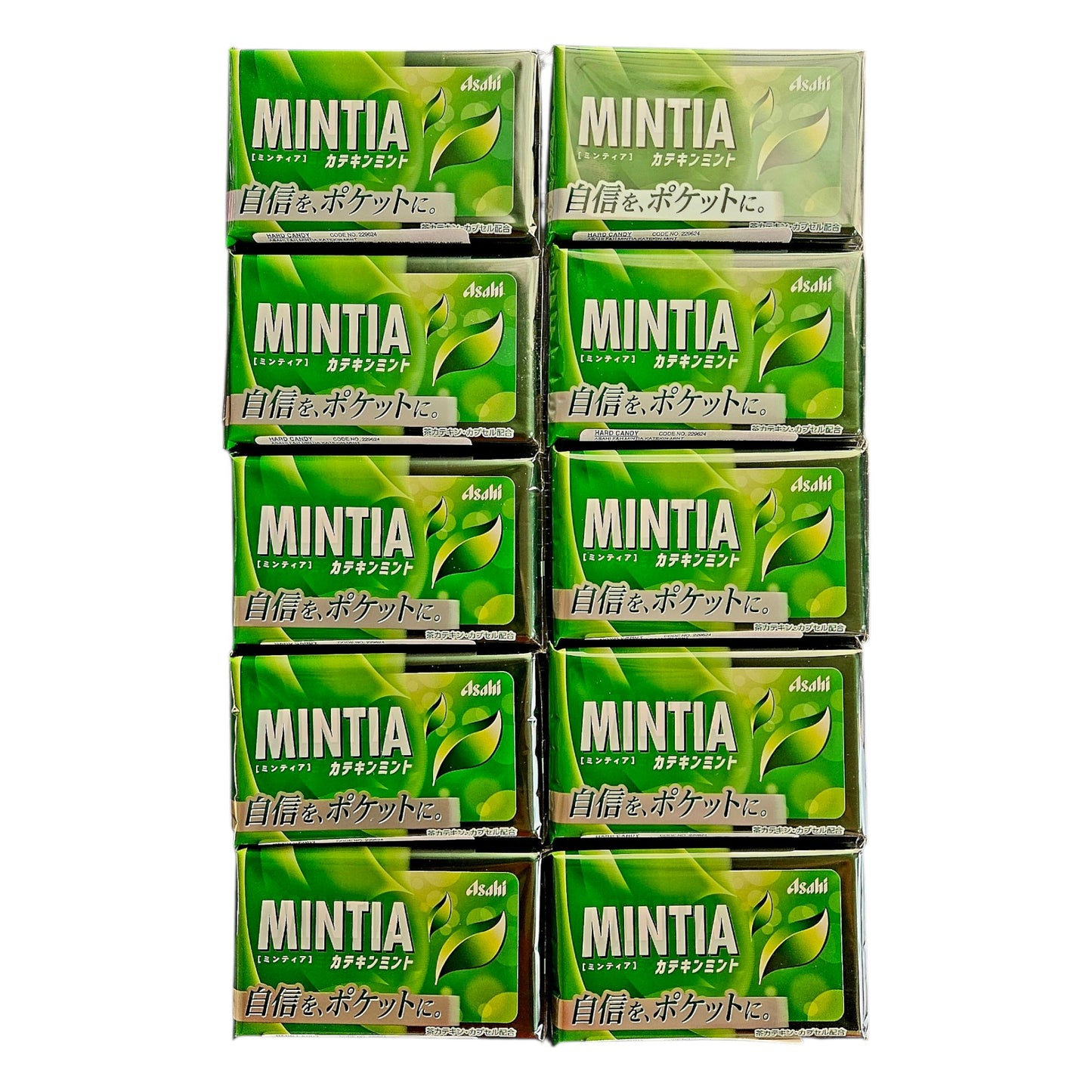 ASAHI Japan Mintia Catechin Green Tea Breath Mint 50 Tablets 7g