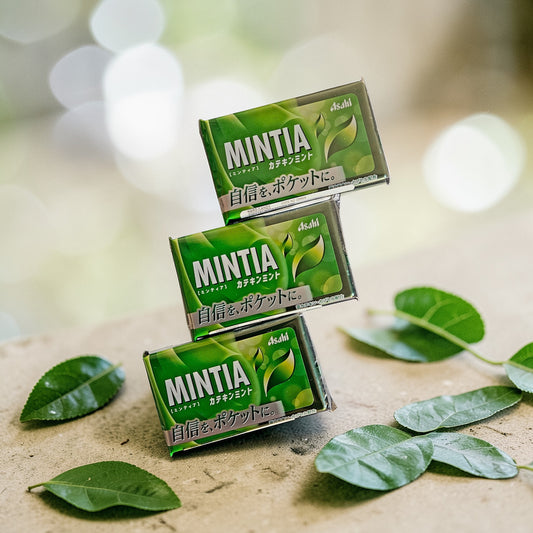 ASAHI Japan Mintia Catechin Green Tea Breath Mint 50 Tablets 7g
