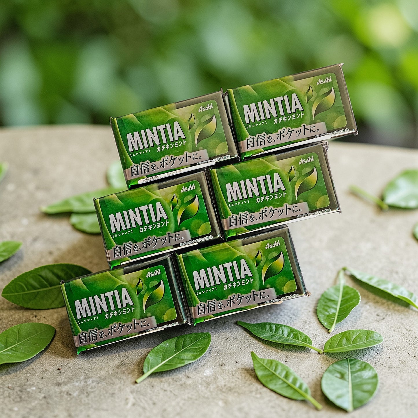 ASAHI Japan Mintia Catechin Green Tea Breath Mint 50 Tablets 7g