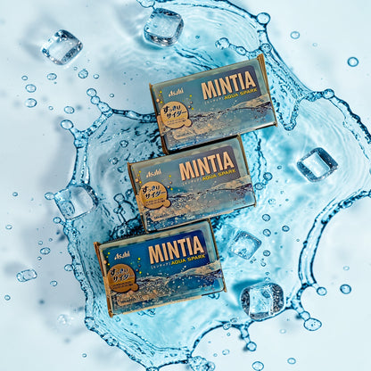 ASAHI Japanese Mintia Aqua Spark(Crushed Orange and Soda Flavor) Mint 50 Tablets 7g