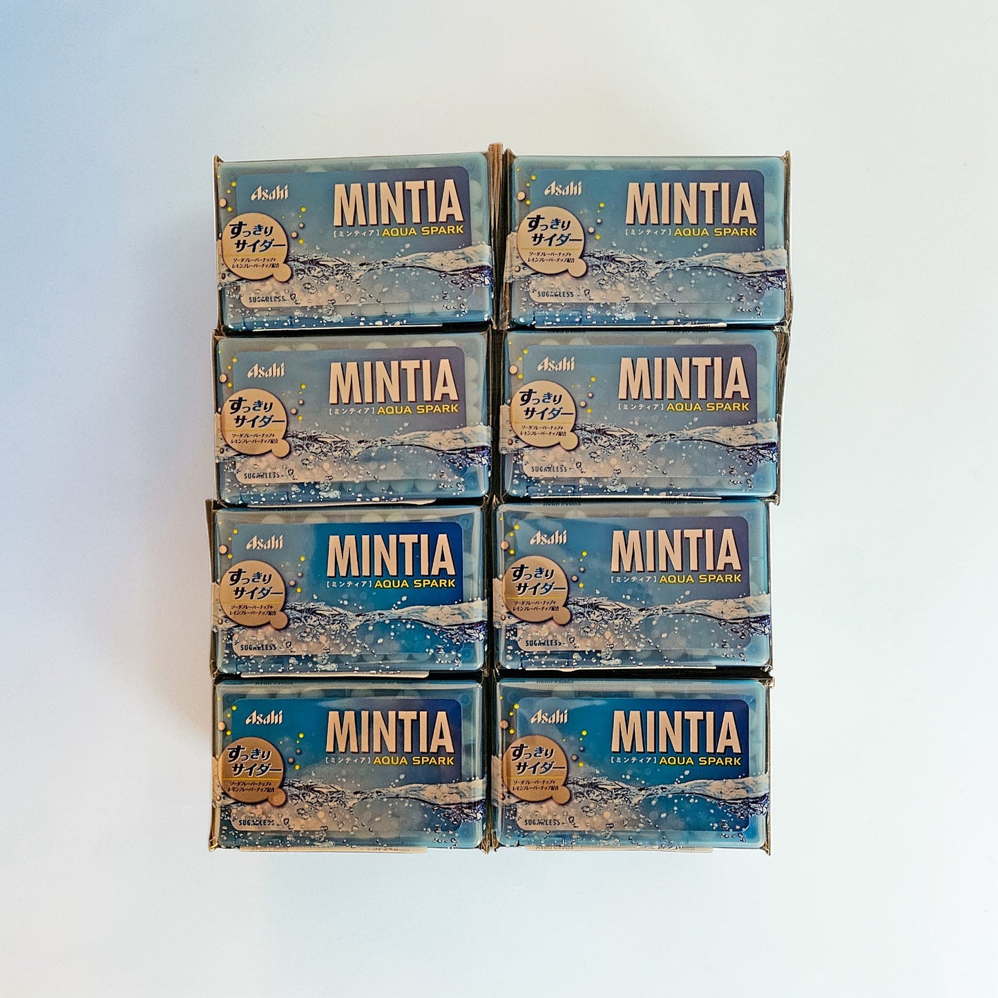 ASAHI Japanese Mintia Aqua Spark(Crushed Orange and Soda Flavor) Mint 50 Tablets 7g