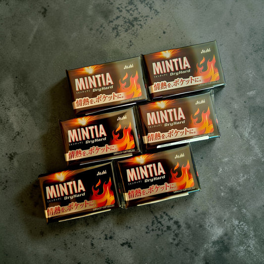 ASAHI Mintia Dry Hard Breath Mint With Caffeine 50 Tablets-7g