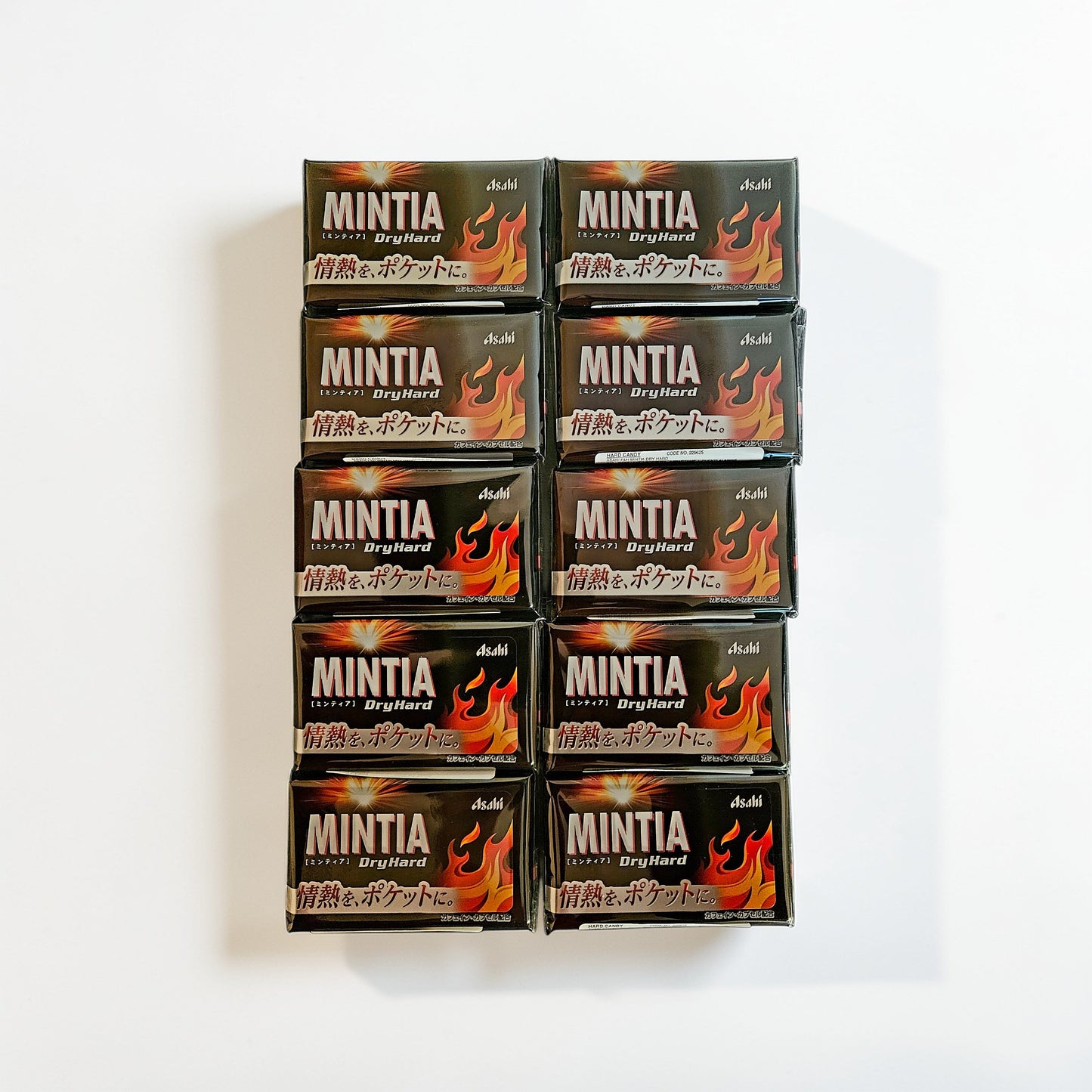 ASAHI Mintia Dry Hard Breath Mint With Caffeine 50 Tablets-7g