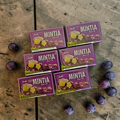 Asahi Japan Mintia Mints - Refreshable Cool Grape 50 Tablets 7g