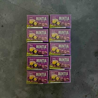 Asahi Japan Mintia Mints - Refreshable Cool Grape 50 Tablets 7g