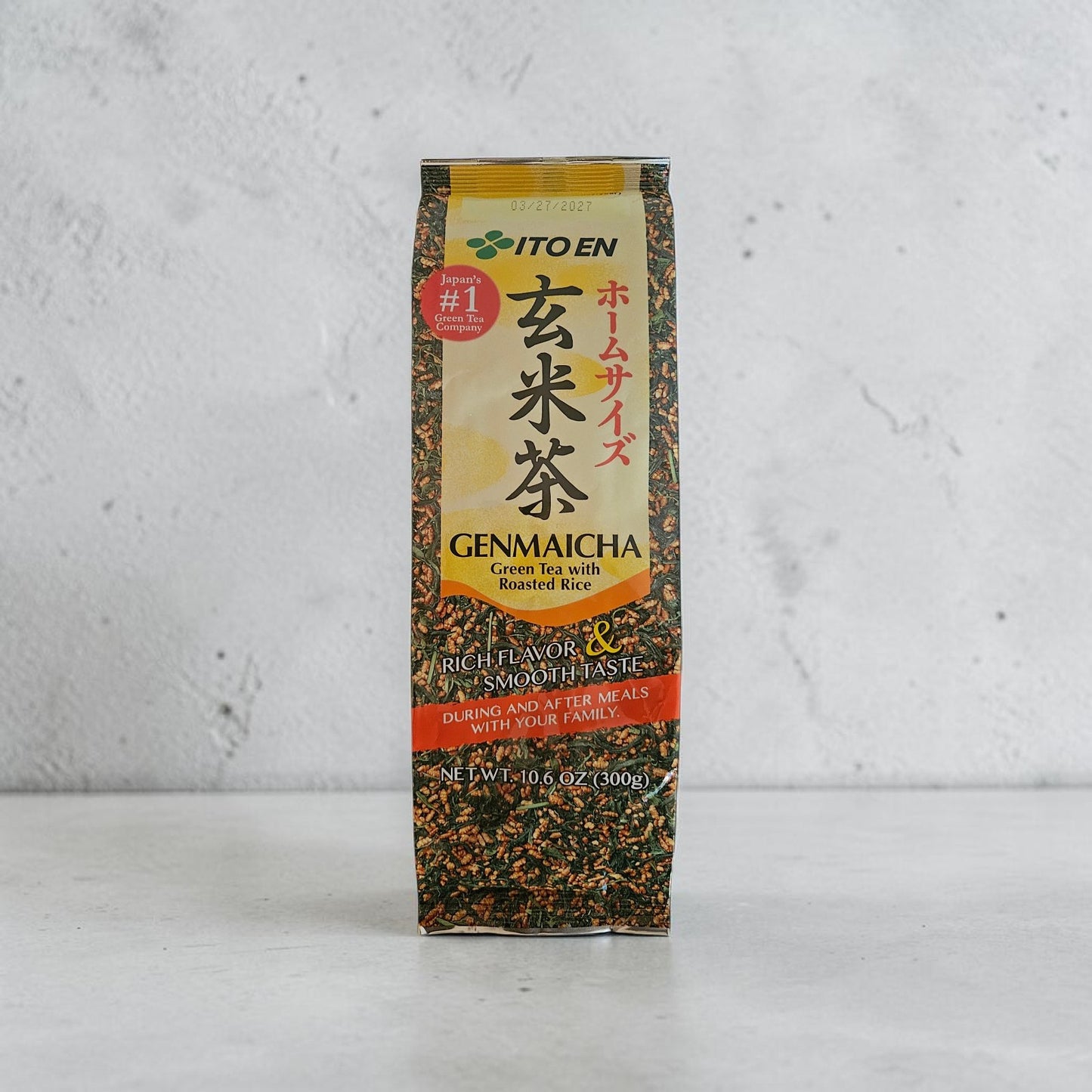 ITO EN Japanese Genmaicha Green Tea with Roasted Rice 10.6 oz 300g