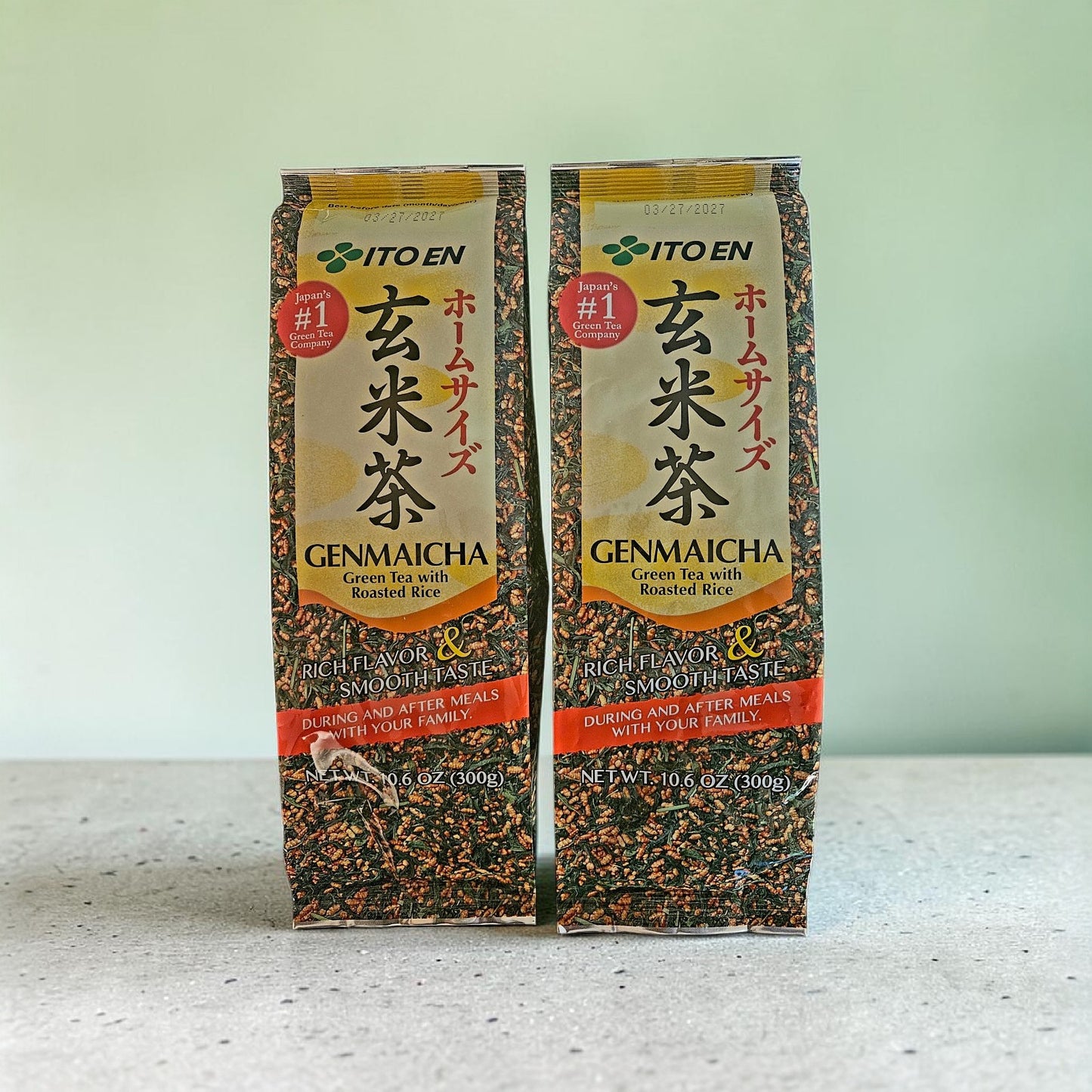 ITO EN Japanese Genmaicha Green Tea with Roasted Rice 10.6 oz 300g