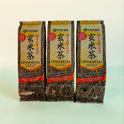 ITO EN Japanese Genmaicha Green Tea with Roasted Rice 10.6 oz 300g