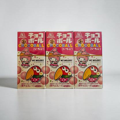 Morinaga My Melody Choco Ball Japanese Strawberry Chocolate 25g