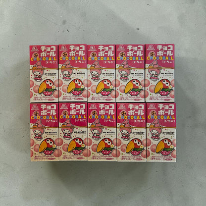 Morinaga My Melody Choco Ball Japanese Strawberry Chocolate 25g