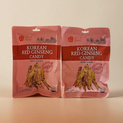 Korean Red Ginseng Hard Candies, 3.5 oz, All Natural