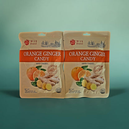 Orange Ginger Hard Candies, 3.5 oz, All Natural
