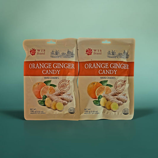 Orange Ginger Hard Candies, 3.5 oz, All Natural