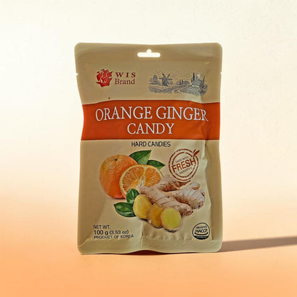 Orange Ginger Hard Candies, 3.5 oz, All Natural