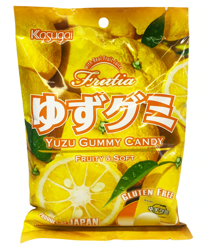 Japanese Kasugai Yuzu Gummy (Pack of 3) / 3.59oz each pack - Free Shipping !!!