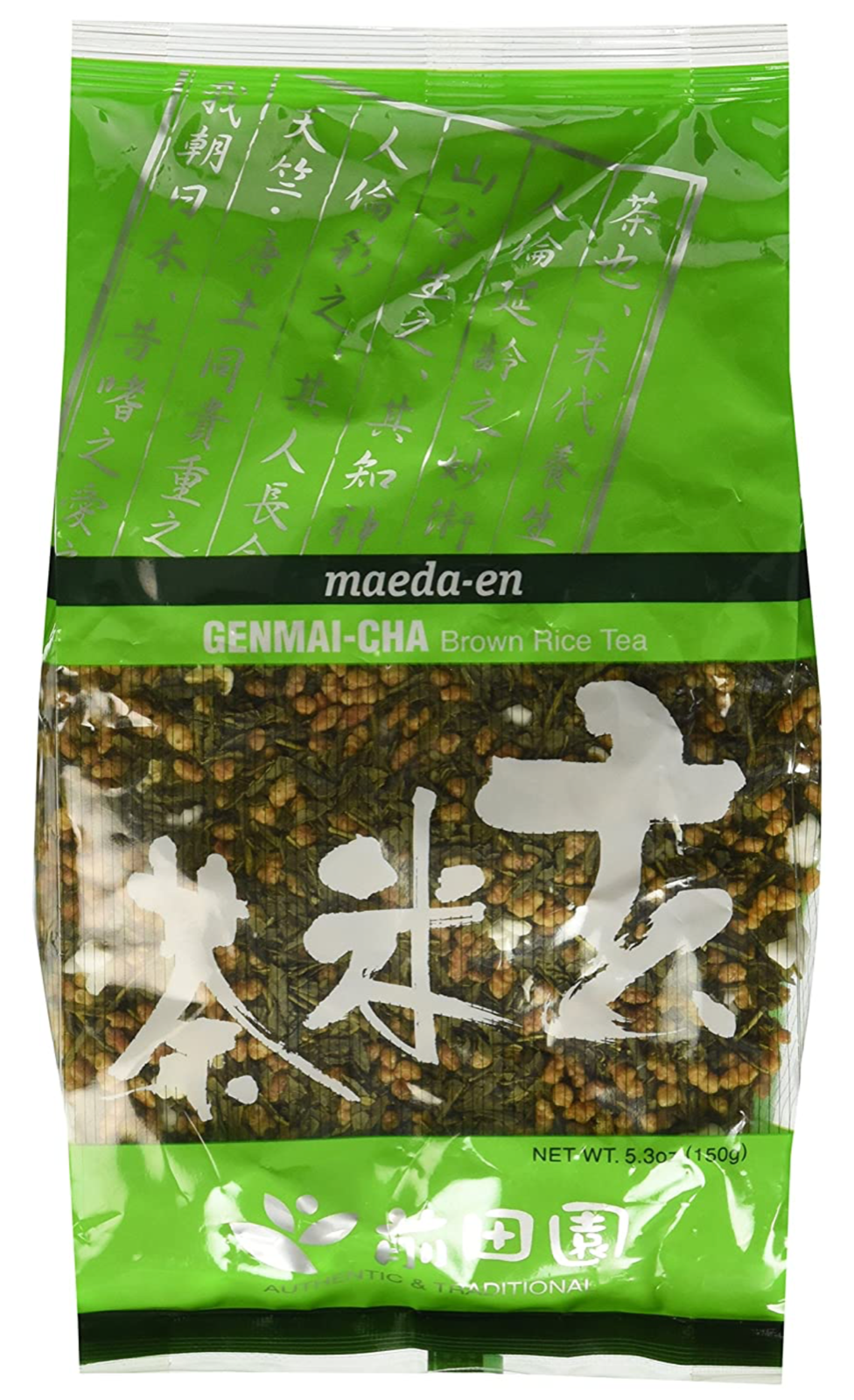 Japanese Maeda-En Genmai-cha Roasted Rice Green Tea 5.3 oz (150g) x 6 Packs