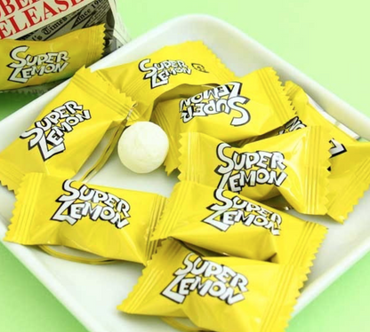 Nobel -  Super Lemon Candy 3.1oz x 3 packs Free Shipping !!! - Product of Japan