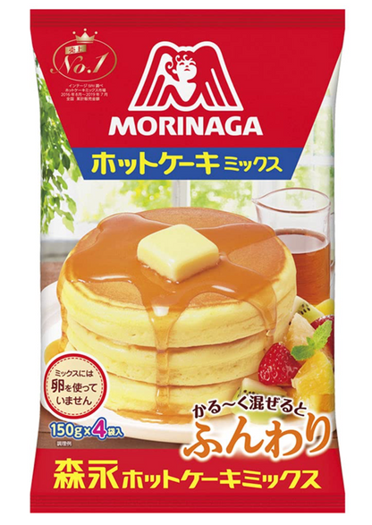 Morinaga Fluffy Hot Cake, Pancake Mix | 21 .6 oz each ( Set of 6 Packs ) - Japan