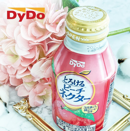 DyDo-Japanese Torokeru Peach Nectar Drink (270g) x 6 Bottles - Free Shipping !!