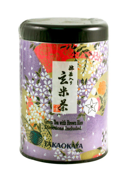 TAKAOKAYA JAPANESE GENMAI-CHA GREEN TEA WITH MATCHA 3.5 OZ / 100G LOOSE LEAF