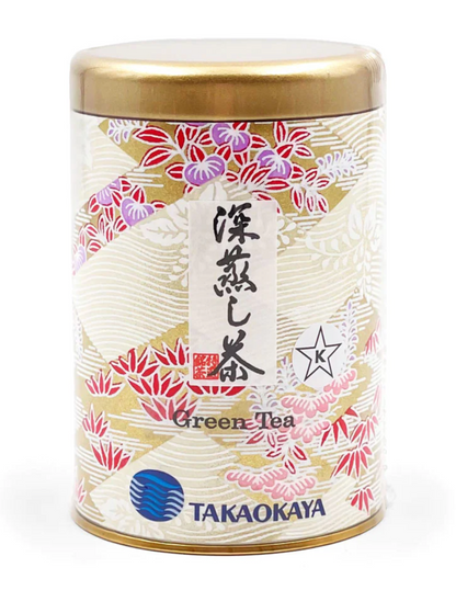 TAKAOKAYA JAPANESE FUKAMUSHI-CHA GREEN TEA LOOSE LEAF 3.5 OZ / 100G