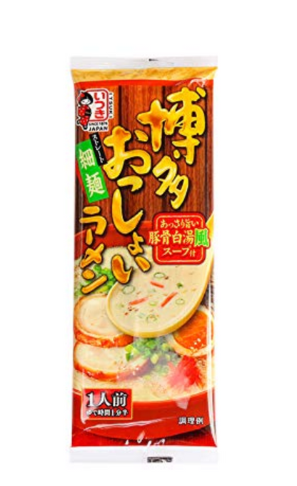 Itsuki Japanese Ramen Variety 4 Packs (Kurume, Hakata, Kumamoto, Kumamoto Spicy)