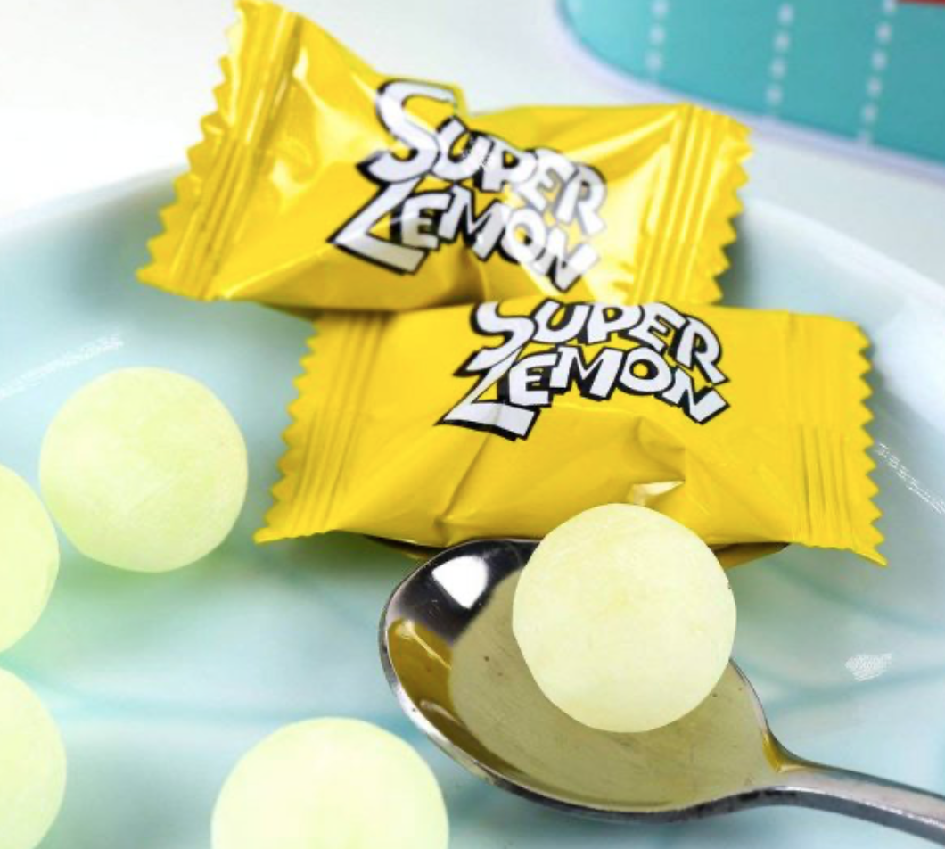 Nobel -  Super Lemon Candy 3.1oz x 9 packs Free Shipping !!! - Product of Japan