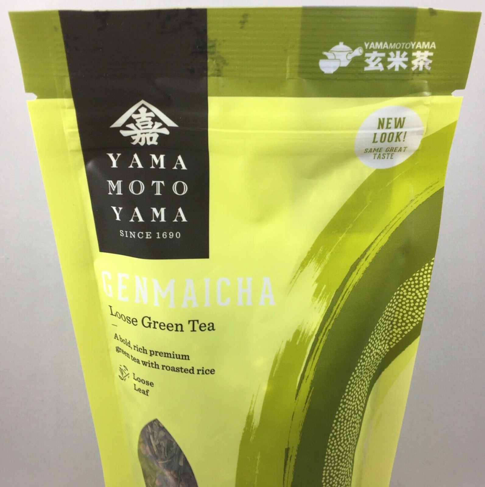 Japanese Yamamotoyama Genmaicha Green Tea w/ Roasted Rice 5.3oz (Pack of Three)