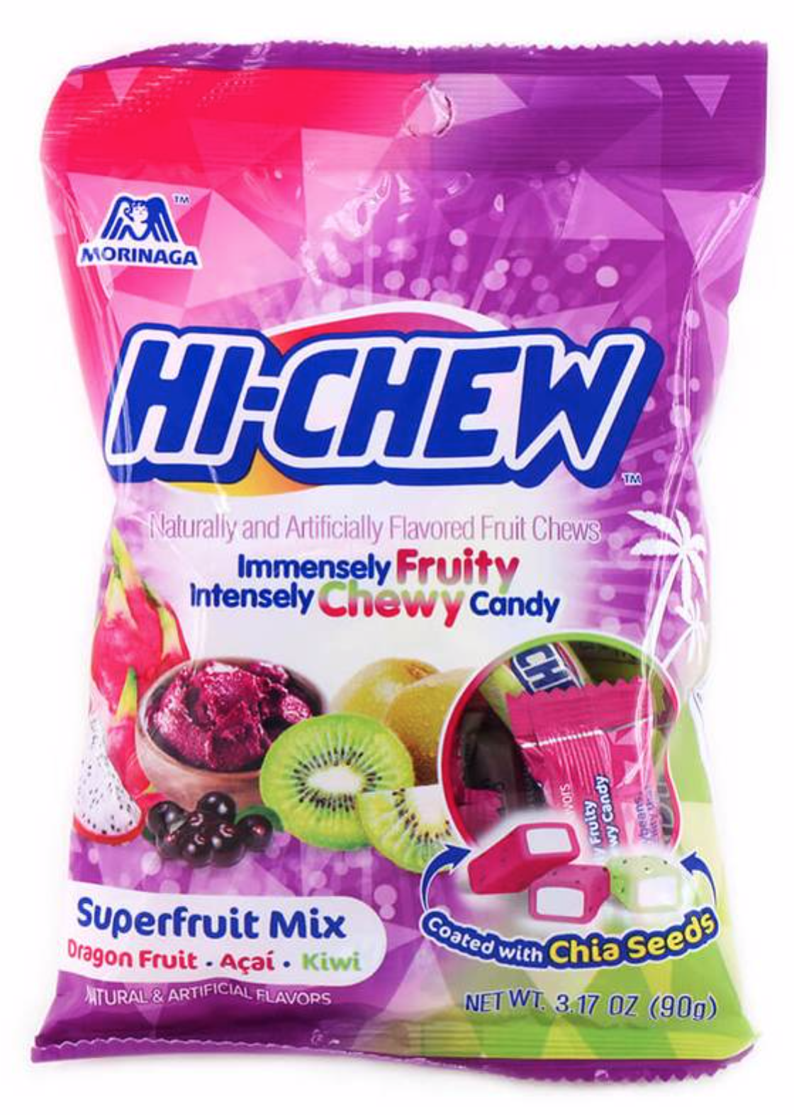 Morinaga HI-CHEW Fruity Chewy Candy - Superfruit Mix 3.17 oz, Free Shipping !!