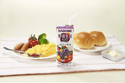 Kagome -Japan Yasai Seikatsu 100% Vegetable&Fruits Juice 8 Pack Assortment,200ml