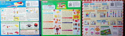 Kracie Popin Cookin-Gummy Land, Tanoshii Sushi & Hamburger (3 pk) Japanese Candy