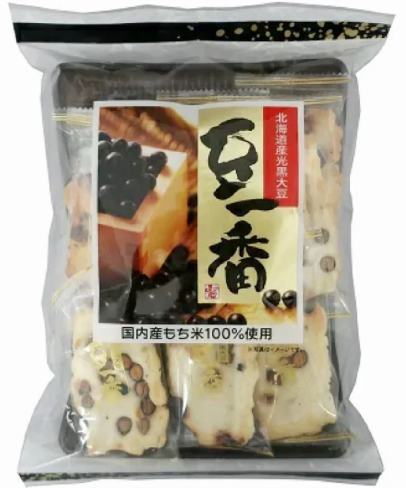 丸彦製菓 Maruhiko Mame Ichiban Rice Crackers with Soy Beans 9-P 108 g / 3.8oz- Japan