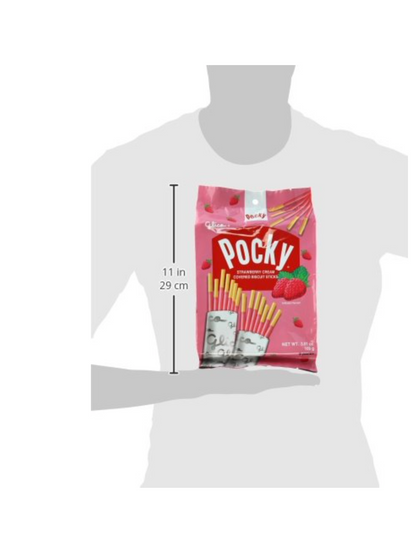 Glico Pocky Combo Two Pack 4.48 oz & 4.13 oz(Chocolate and Strawberry) - Japan