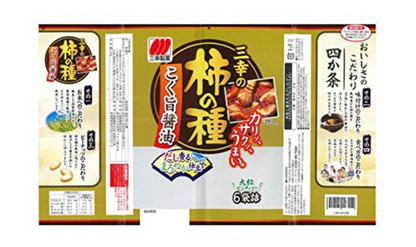 三幸製菓SANKO KAKI NO TANE PREMIUM PEANUTS MIX RICE CRACKER, 6 BAGS, 144G