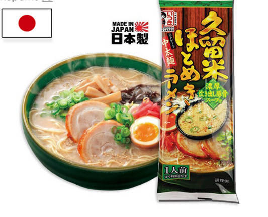 Itsuki Kurume Hotomeki Instant Ramen Rich Pork Bone Marrow Flavor 123g x 10 pack