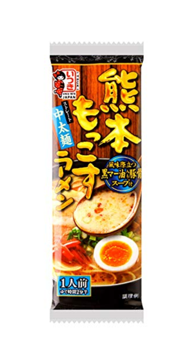 Itsuki Japanese Ramen Variety 4 Packs (Kurume, Hakata, Kumamoto, Kumamoto Spicy)