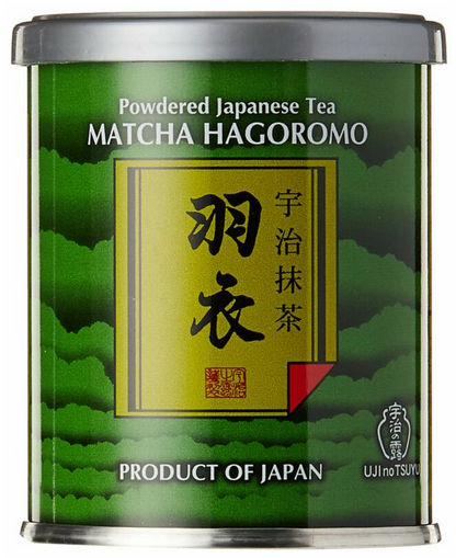 Authentic Premium Ujinotsuyu Matcha Hagoromo Green Tea Powder Three (3) Cans/40g