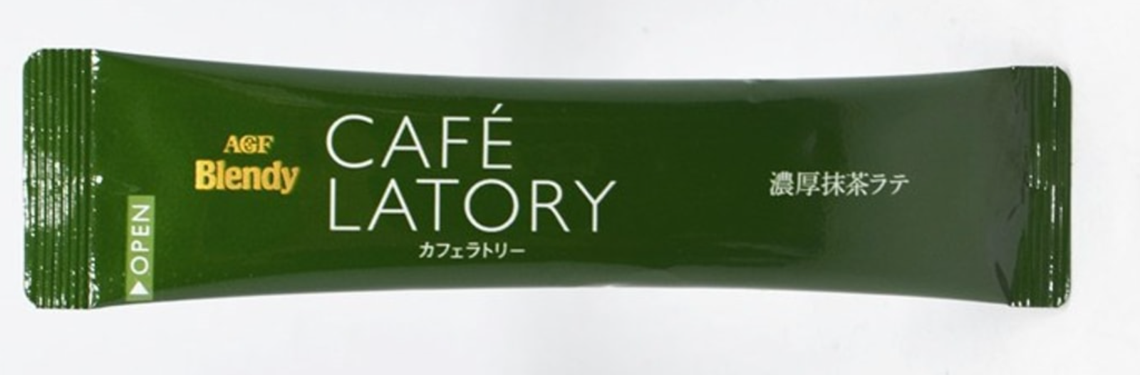 AGF Blendy Cafe Latory Rich Matcha Green Tea Latte 6 Sticks In Box Made In Japan