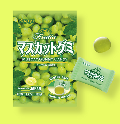 Kasugai Japanese Gummy Candy (1 pack) 9 Flavors Choice Available Free Shipping!!