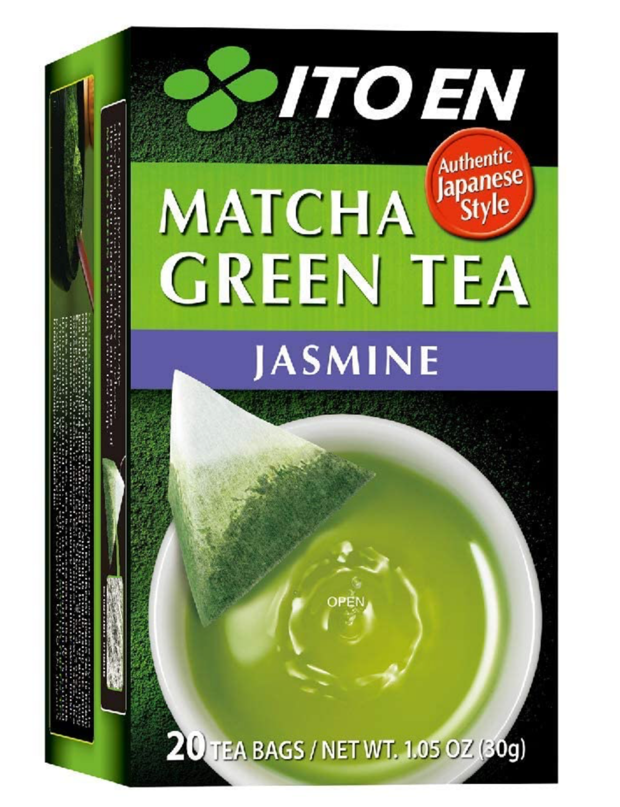 Japanese ITOEN Matcha Green Tea Jasmine, Pack of 8 (20 tea bags/pack) Vaule Deal