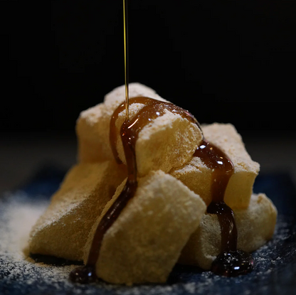 Seiki Warabi Mochi Rice Cakes(Sweet Toasted Soybean Flour w/Brown Sugar Syrup)