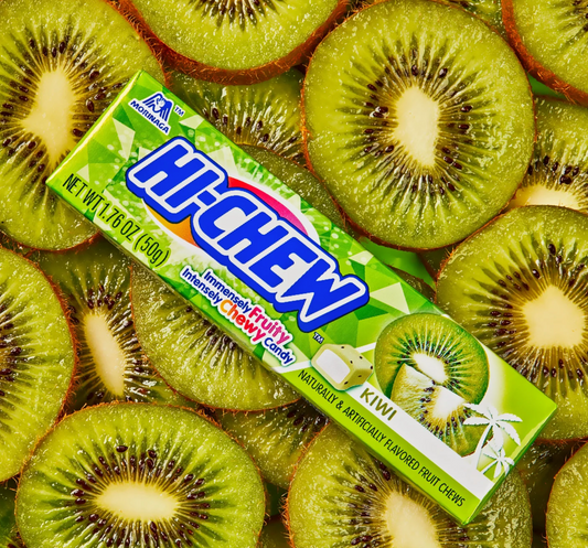 Hi-Chew Sensationally Chewy Fruit Candy Kiwi Stick(Pack of 5)