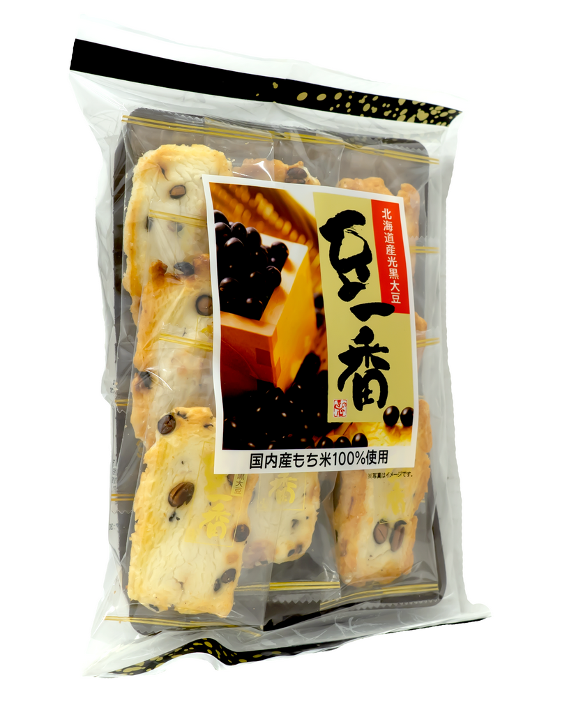 丸彦製菓 Maruhiko Mame Ichiban Rice Crackers with Soy Beans 9-P 108 g / 3.8oz- Japan