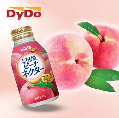 DyDo-Japanese Torokeru Peach Nectar Drink (270g) x 6 Bottles - Free Shipping !!